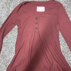 Cute fall pink dress